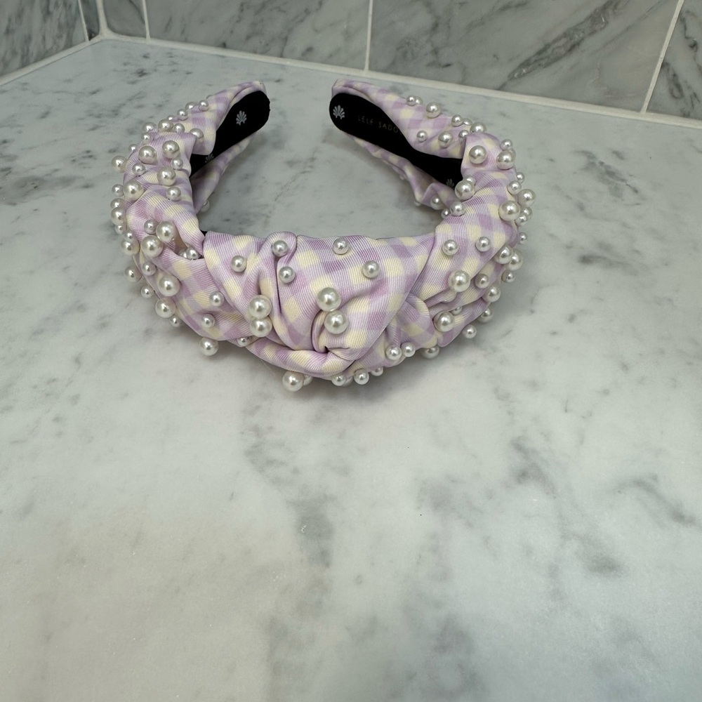 Lele sadoughi x Stoney clover lane multi pearl knotted in lavendar